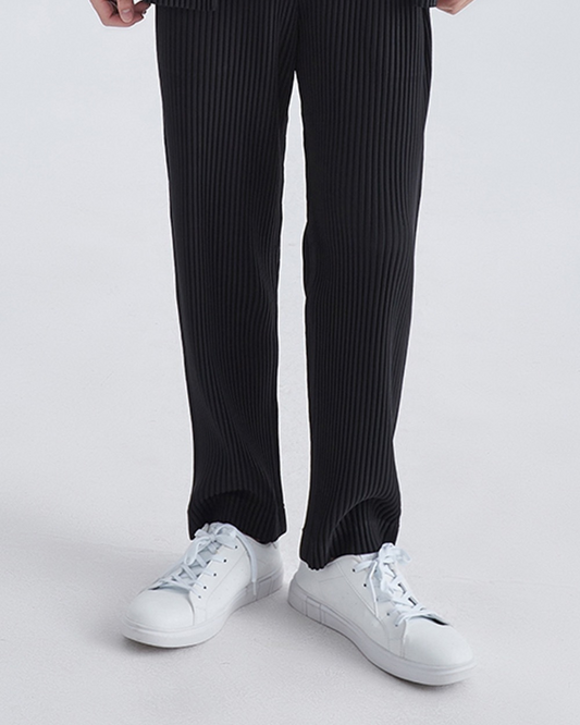 Ribbed Cotton Pantalon - Montierri
