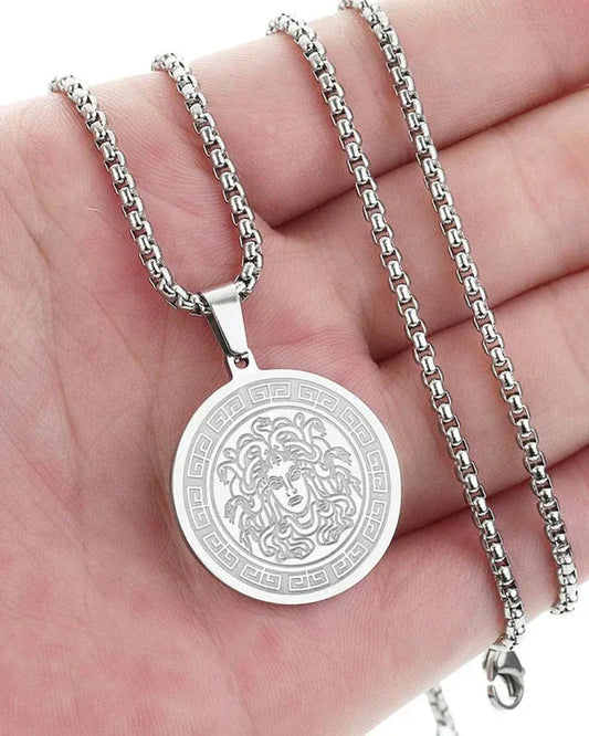 Medusa Long Chain (Gold & Silver) - Montierri