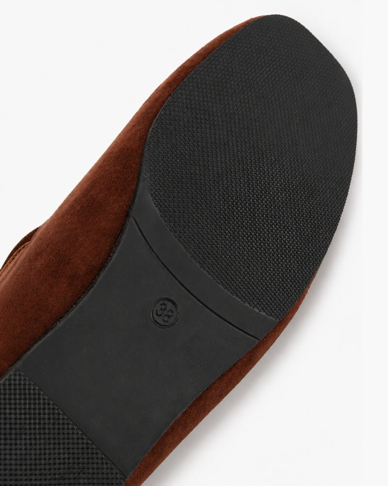 Premium Brown Suede Loafers - Montierri