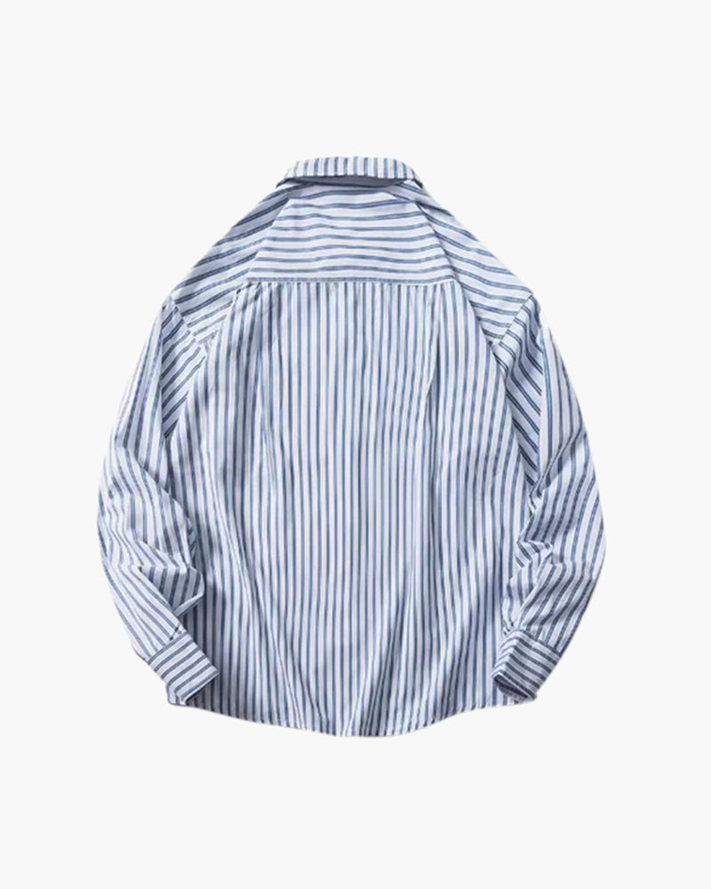 Oversized Striped Shirt - Montierri