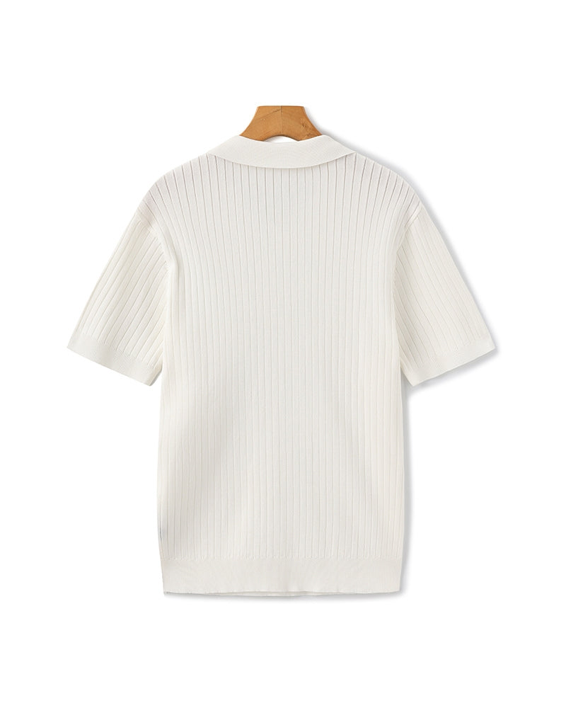 Premium Ribbed Polo - Montierri