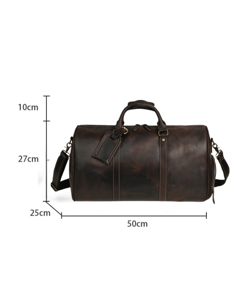 Montague Leather Duffle - Montierri