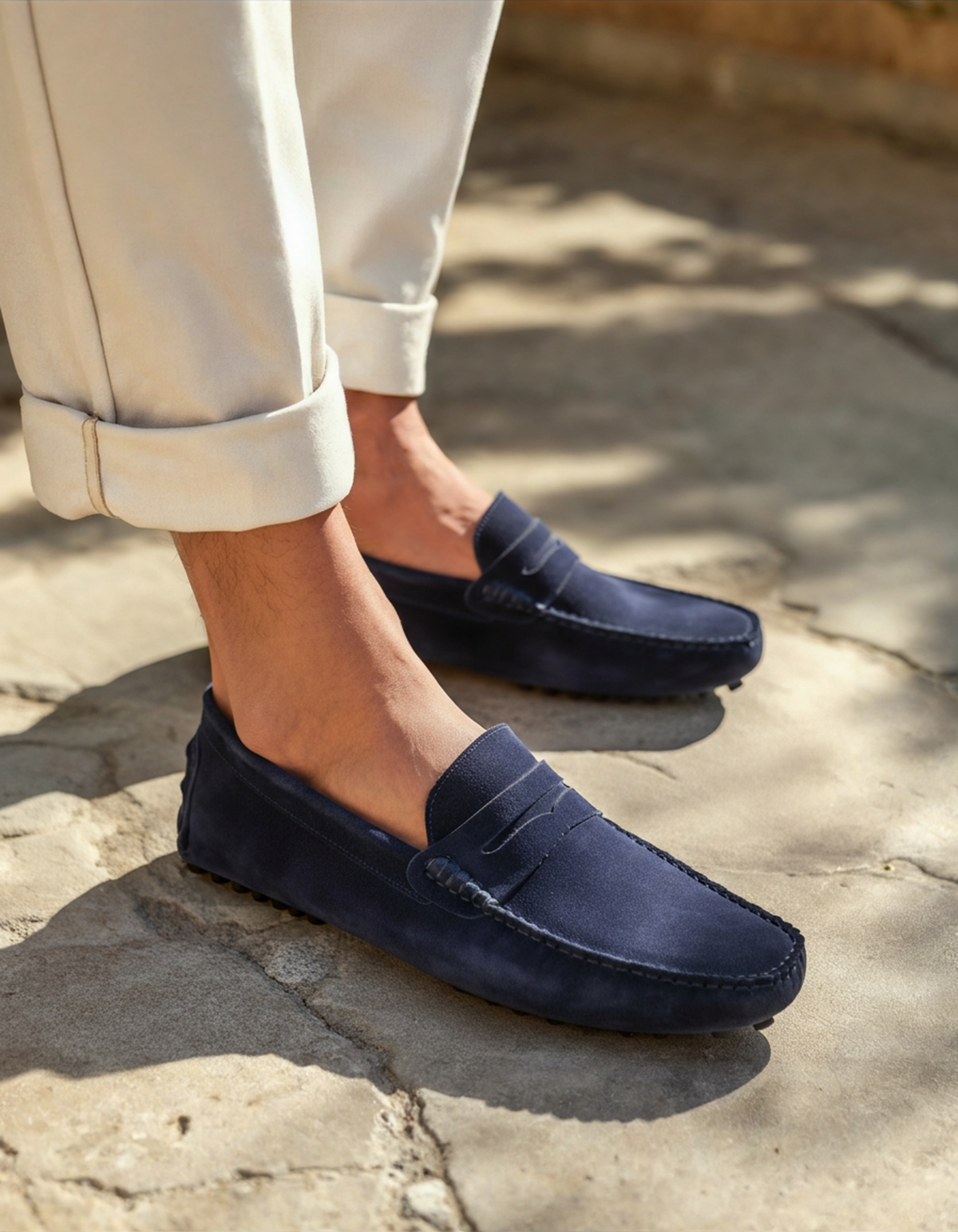 Suede Driver Loafers - Montierri