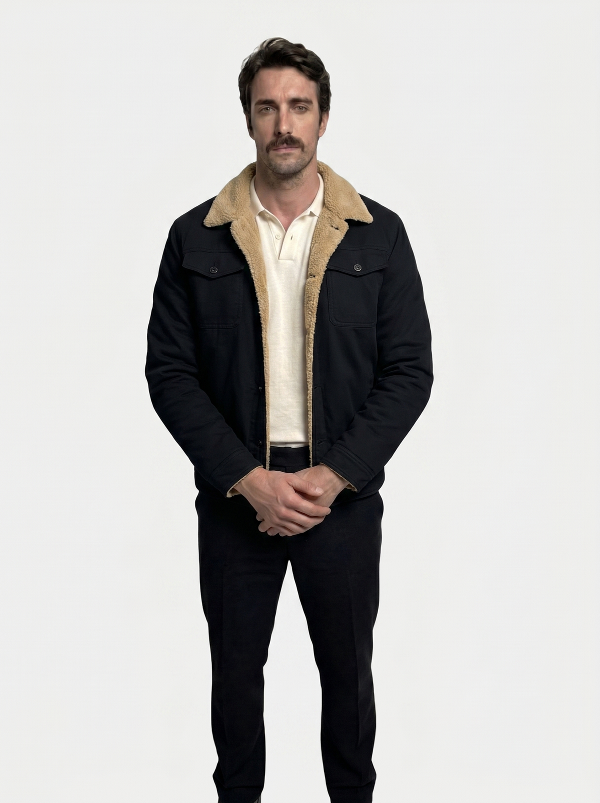 Vintage Fleece Bomber Jacket - Montierri