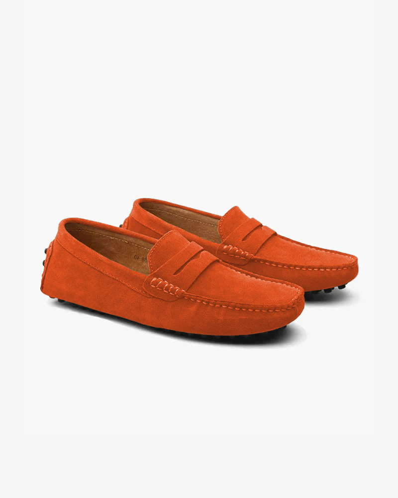 Suede Driver Loafers - Montierri