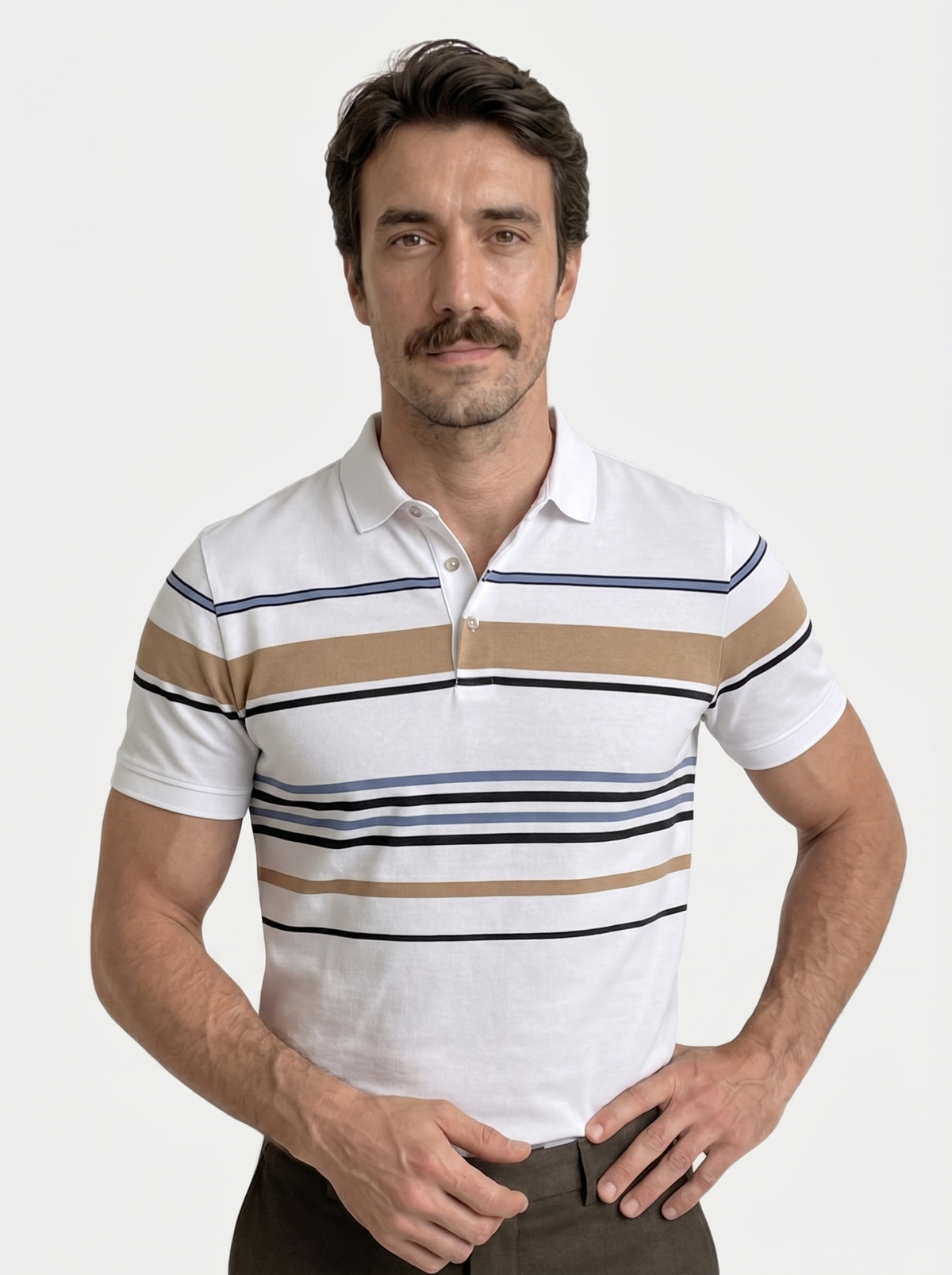 Sunset Stripe Polo - Montierri