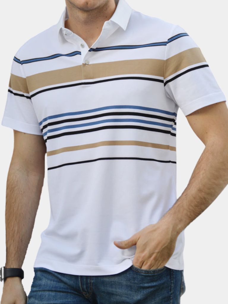 Sunset Stripe Polo - Montierri