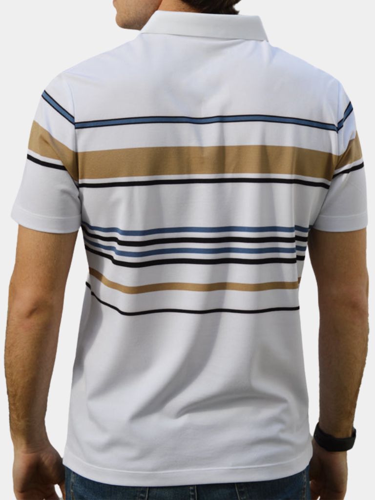 Sunset Stripe Polo - Montierri