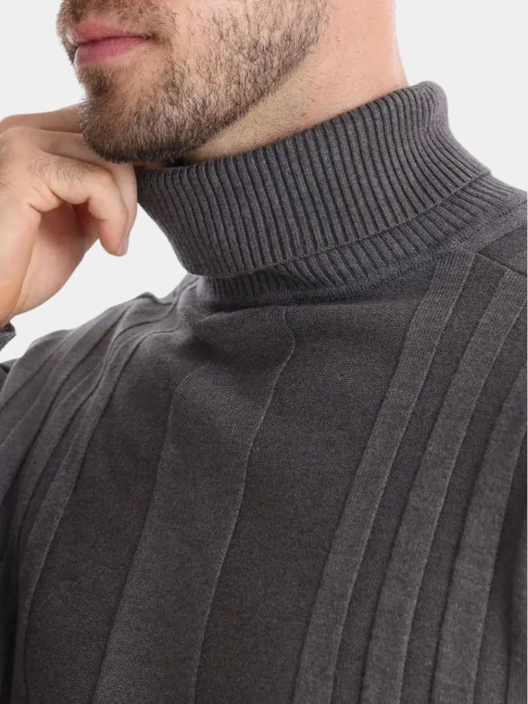 Turtleneck Knitwear Pullover Sweater - Montierri
