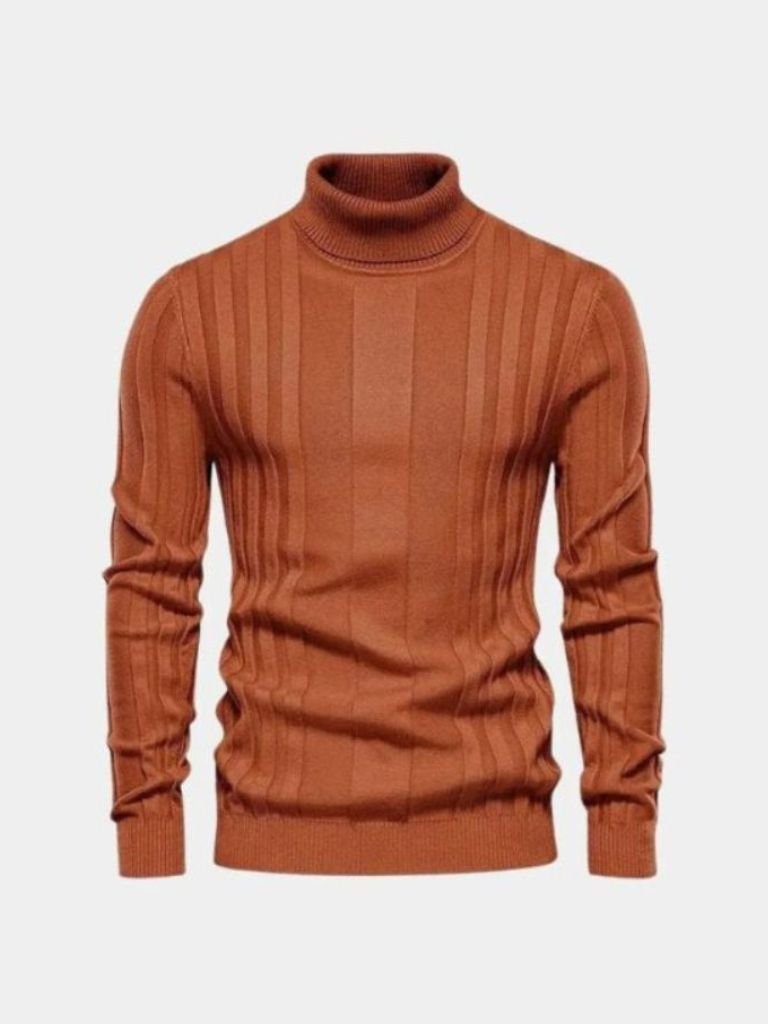 Turtleneck Knitwear Pullover Sweater - Montierri